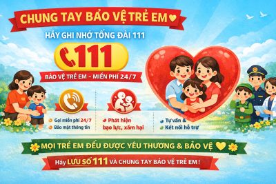 TRƯỜNG MẦM NON ĐỒNG PHONG TĂNG CƯỜNG TUYÊN TRUYỀN TỔNG ĐÀI QUỐC GIA BẢO VỆ TRẺ EM 111 NĂM HỌC 2025–2026